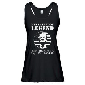 Trump Bulletproof Legend You Missed Again Twice Pa Fl Golf Ladies Essential Flowy Tank