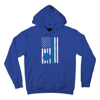 Thin Blue Line St Patrick's Day Gift Police Cop Usa Flag Cool Gift Hoodie