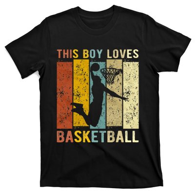 This Boy Loves Basketball Basketball T-Shirt