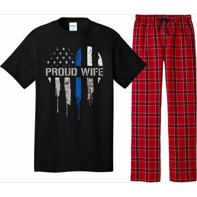 Thin Blue Line Police Police Officer Wife Gift Pajama Set