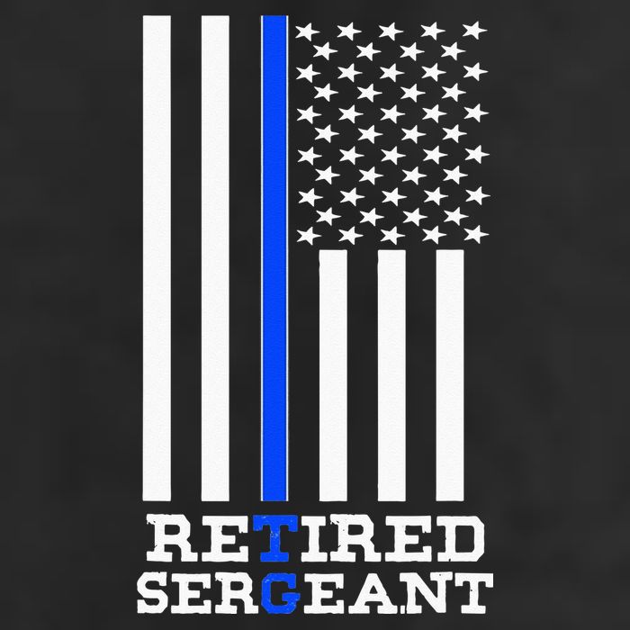 Thin Blue Line Retired Police Sergean Retirement Gift 11oz C Handle Ceramic Mug