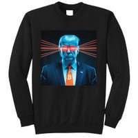 Trump Bitcoin Laser Eyes Crypto Fan Cryptocurrency Investor Sweatshirt