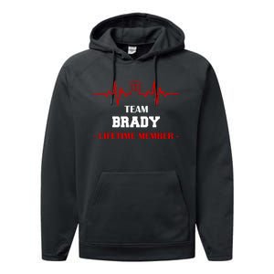 Team Brady Lifetime Member Performance Fleece Hoodie