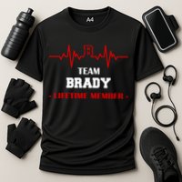 Team Brady Lifetime Member Cooling Performance Crew T-Shirt