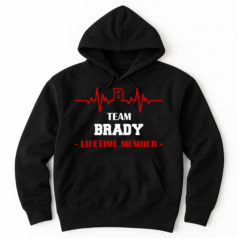 Team Brady Lifetime Member Hoodie