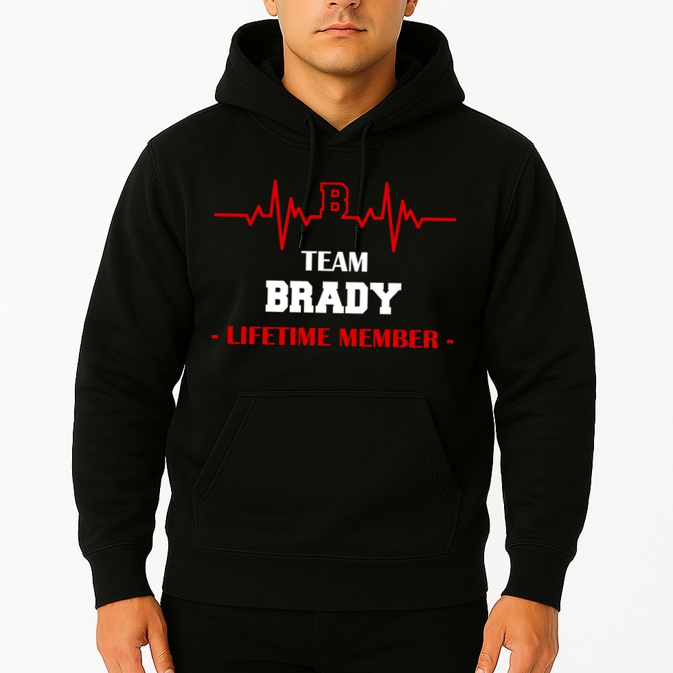 Team Brady Lifetime Member Hoodie