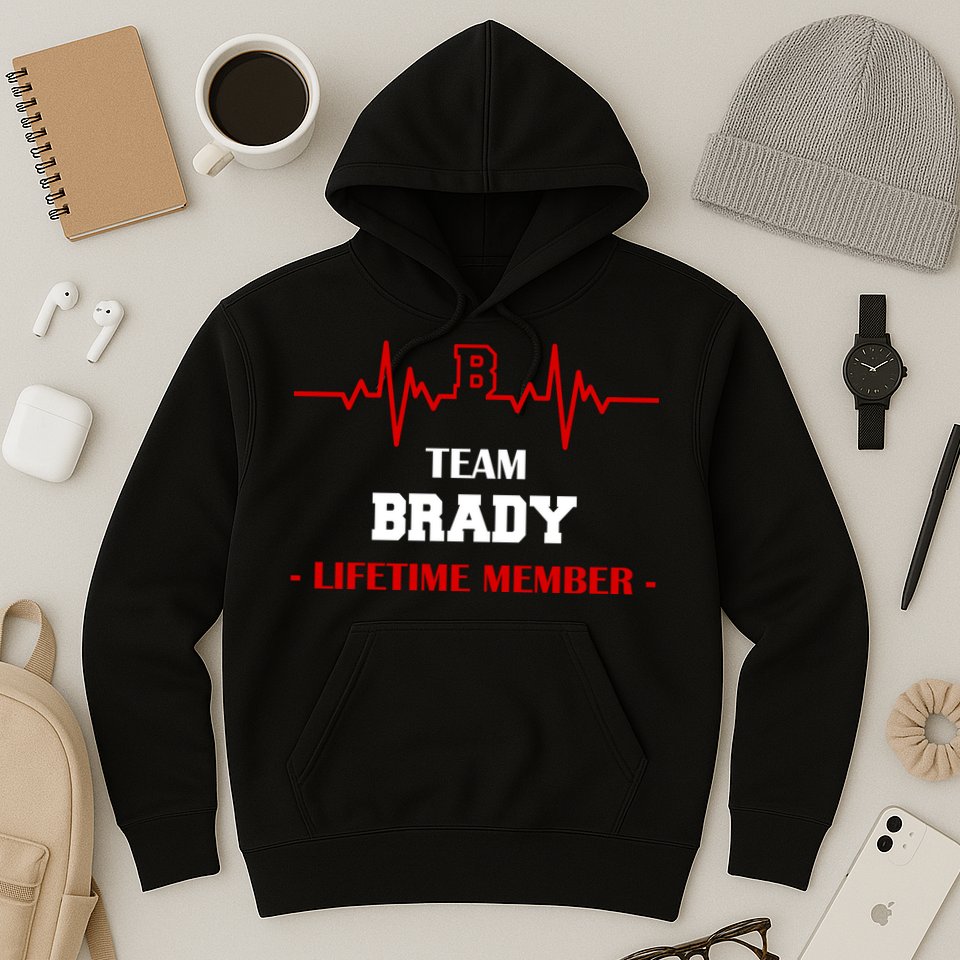 Team Brady Lifetime Member Hoodie