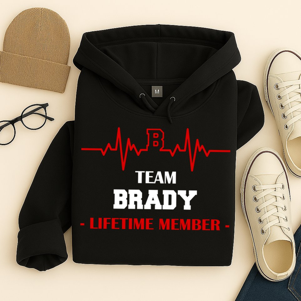 Team Brady Lifetime Member Hoodie