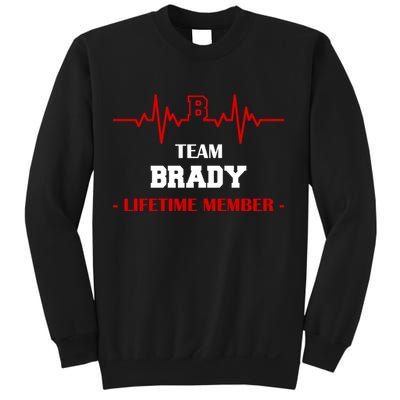 Team Brady Lifetime Member Sweatshirt