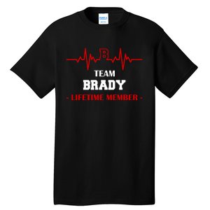 Team Brady Lifetime Member Tall T-Shirt