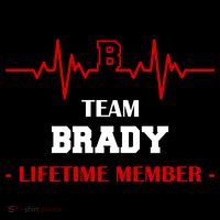 Team Brady Lifetime Member Button