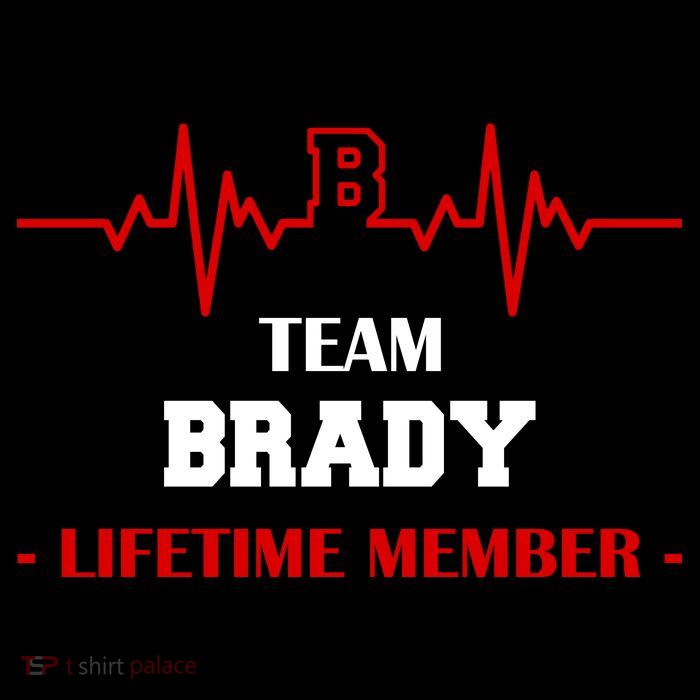 Team Brady Lifetime Member Button