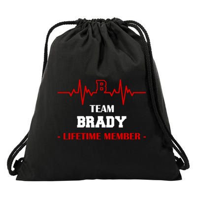 Team Brady Lifetime Member Drawstring Bag