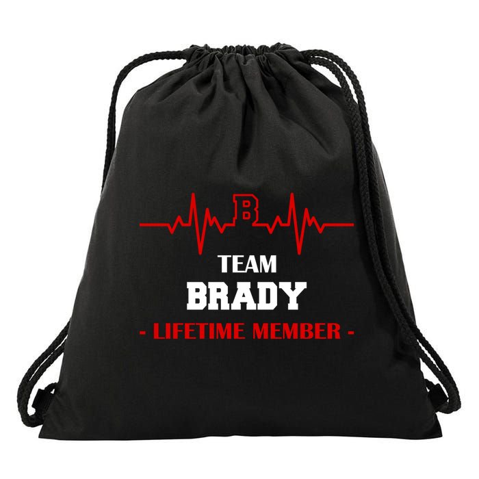 Team Brady Lifetime Member Drawstring Bag