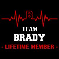 Team Brady Lifetime Member Drawstring Bag