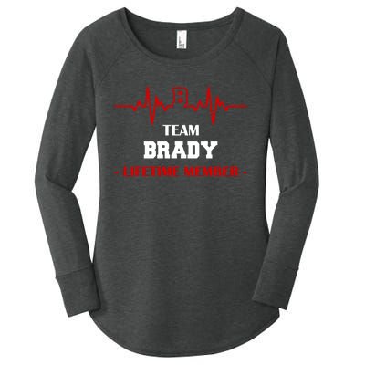 Team Brady Lifetime Member Women's Perfect Tri Tunic Long Sleeve Shirt