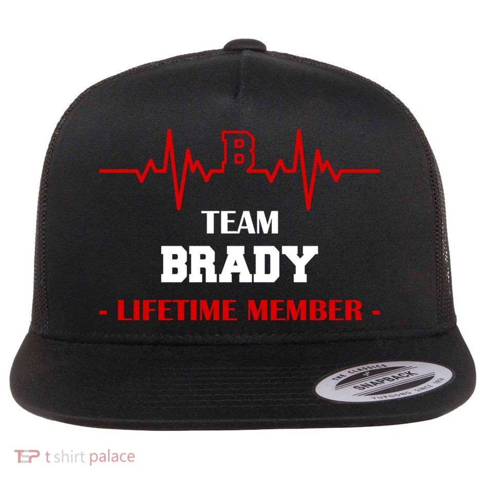 Team Brady Lifetime Member Flatbill Hat