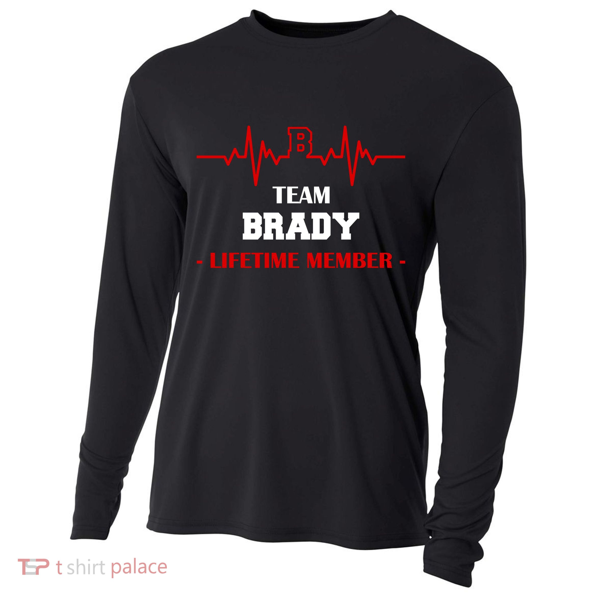 Team Brady Lifetime Member Cooling Performance Long Sleeve Crew