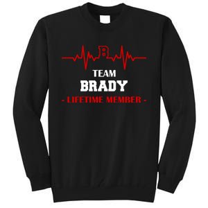 Team Brady Lifetime Member Tall Sweatshirt