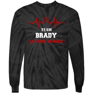 Team Brady Lifetime Member Tie-Dye Long Sleeve Shirt