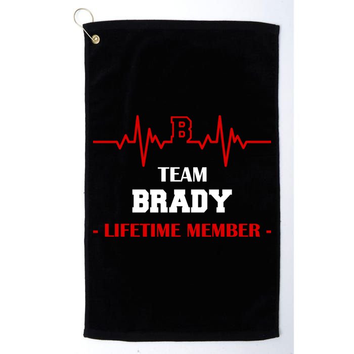 Team Brady Lifetime Member Golf Towel
