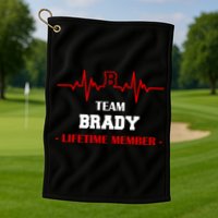 Team Brady Lifetime Member Golf Towel
