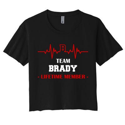 Team Brady Lifetime Member Crop Top