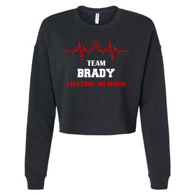Team Brady Lifetime Member Cropped Pullover Crew