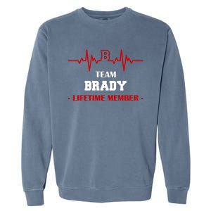 Team Brady Lifetime Member Garment-Dyed Sweatshirt