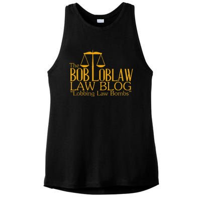 The Bob Loblaw Law Blog Lobbing Law Bombs Ladies PosiCharge Tri-Blend Wicking Tank