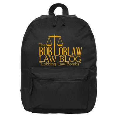 The Bob Loblaw Law Blog Lobbing Law Bombs 16 in Basic Backpack