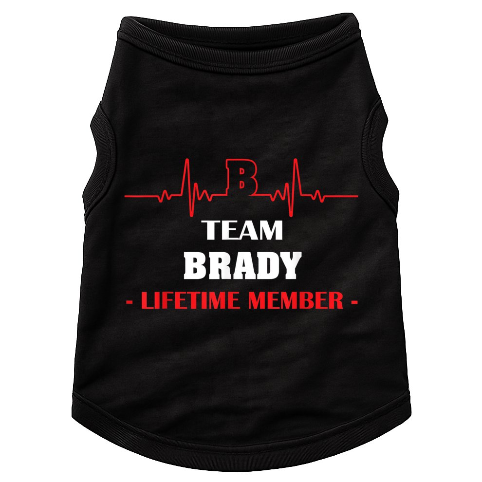 Team BRADY Lifetime Member Blood Completely Family Doggie Tank