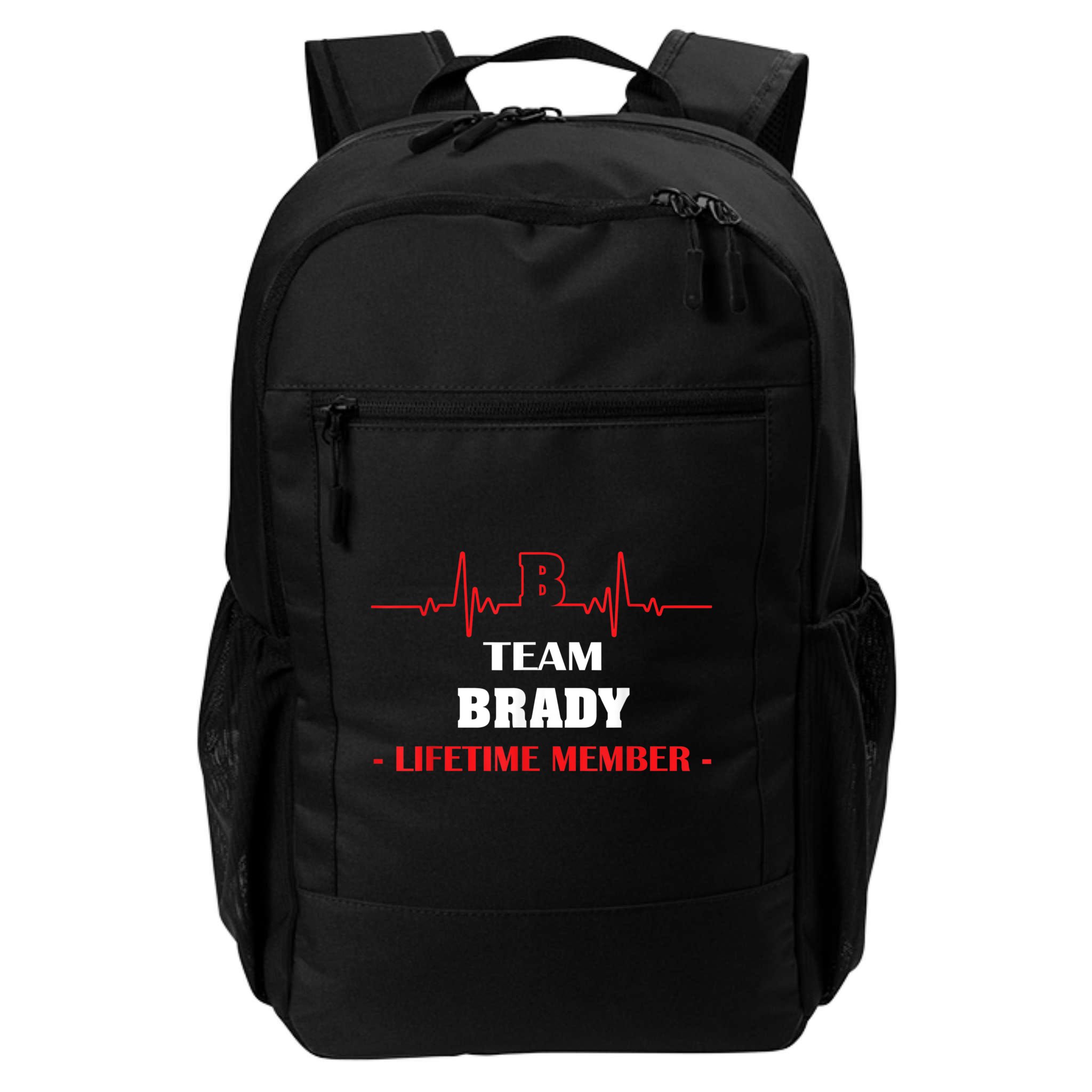 Team BRADY Lifetime Member Blood Completely Family Backpack