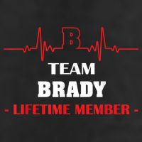 Team BRADY Lifetime Member Blood Completely Family Beanie