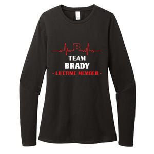 Team BRADY Lifetime Member Blood Completely Family Womens CVC Long Sleeve Shirt