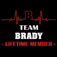 Team BRADY Lifetime Member Blood Completely Family 16 in Basic Backpack