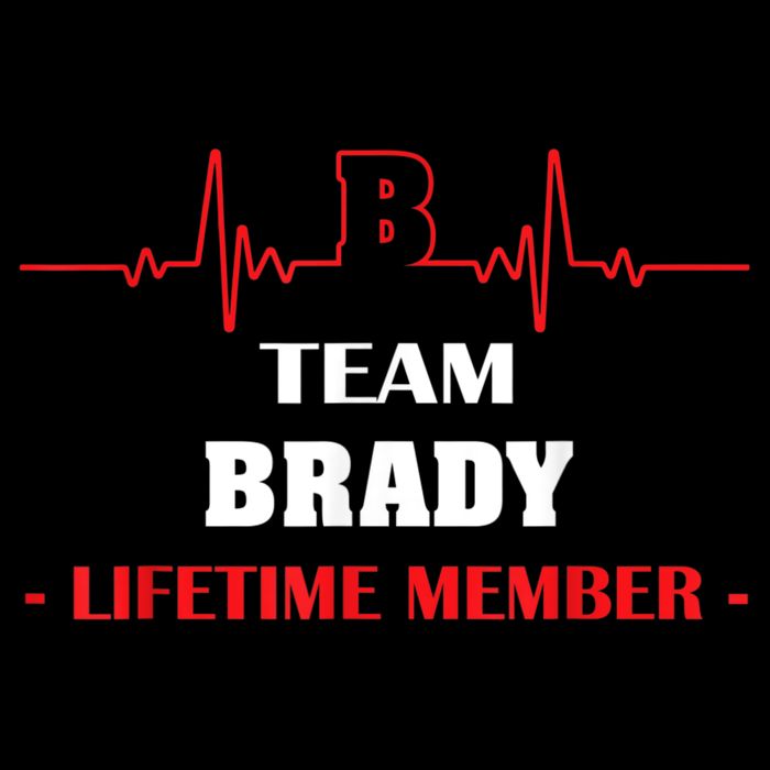 Team BRADY Lifetime Member Blood Completely Family 16 in Basic Backpack