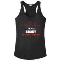 Team BRADY Lifetime Member Blood Completely Family Ladies PosiCharge Competitor Racerback Tank