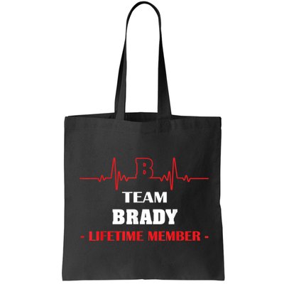 Team BRADY Lifetime Member Blood Completely Family Bag