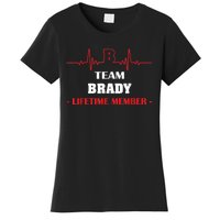 Team BRADY Lifetime Member Blood Completely Family Women's T-Shirt