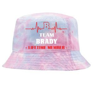 Team BRADY Lifetime Member Blood Completely Family Tie-Dyed Bucket Hat