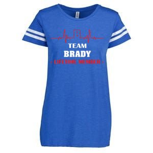 Team BRADY Lifetime Member Blood Completely Family Enza Ladies Jersey Football T-Shirt