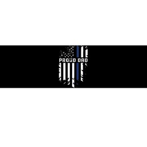 Thin Blue Line Proud Dad Police Family Bumper Sticker