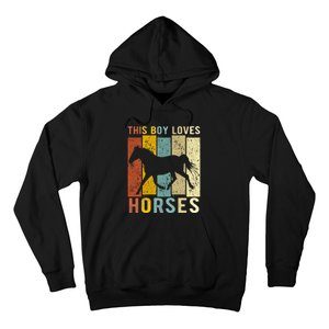 This Boy Loves Horses Horse Hoodie