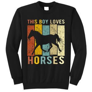 This Boy Loves Horses Horse Sweatshirt