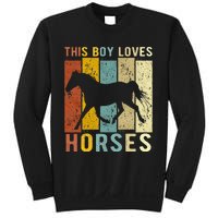 This Boy Loves Horses Horse Sweatshirt