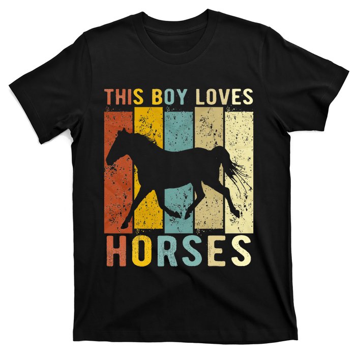 This Boy Loves Horses Horse T-Shirt