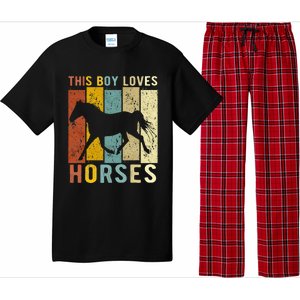 This Boy Loves Horses Horse Pajama Set