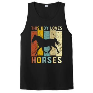 This Boy Loves Horses Horse PosiCharge Competitor Tank