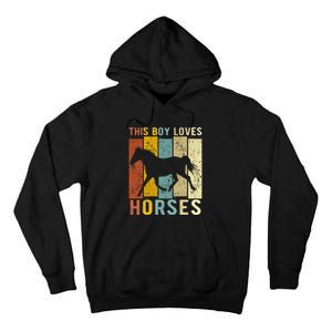 This Boy Loves Horses Horse Tall Hoodie